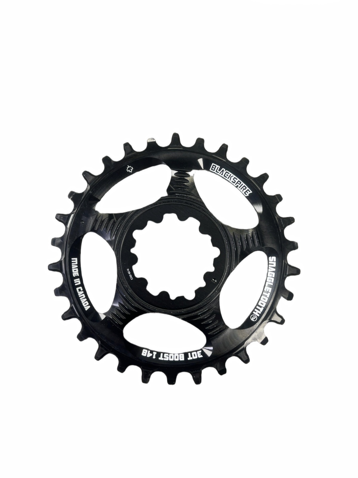 Blackspire Snaggletooth Boost 148 Cinch Chainring 30T Black Good