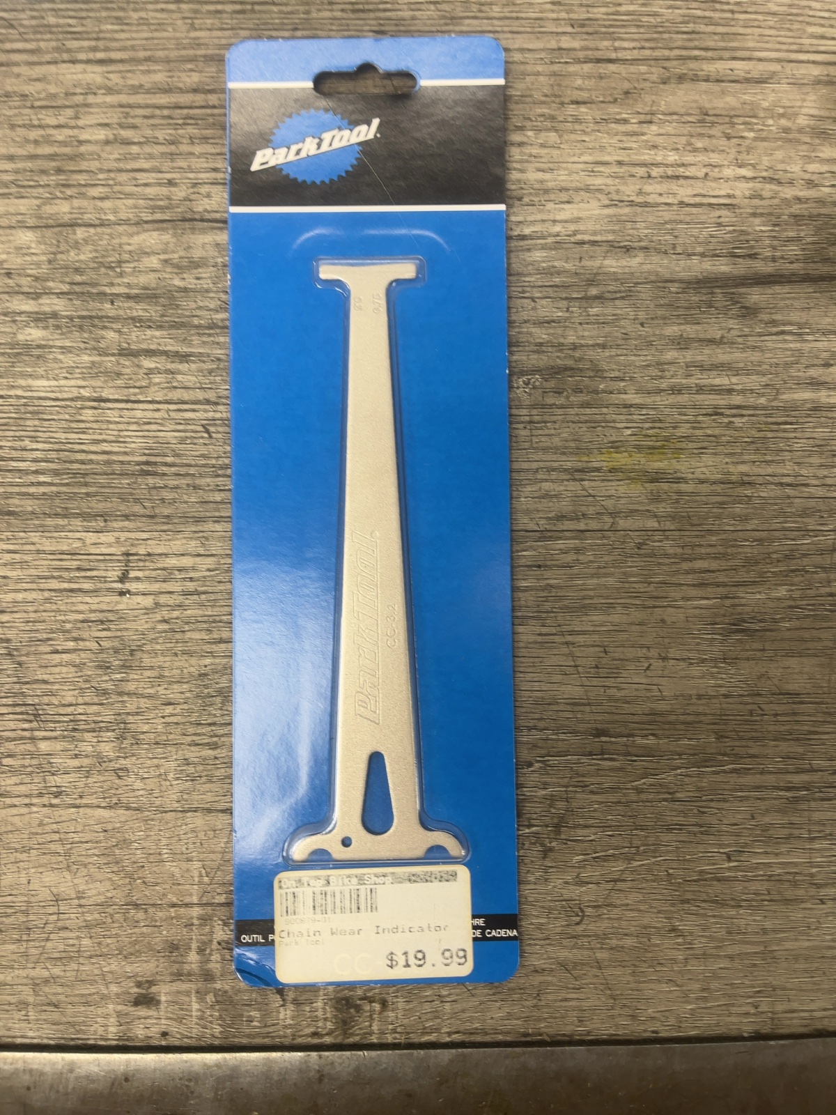 Park Tool CC-3.2 Chain Wear Indicator Silver New