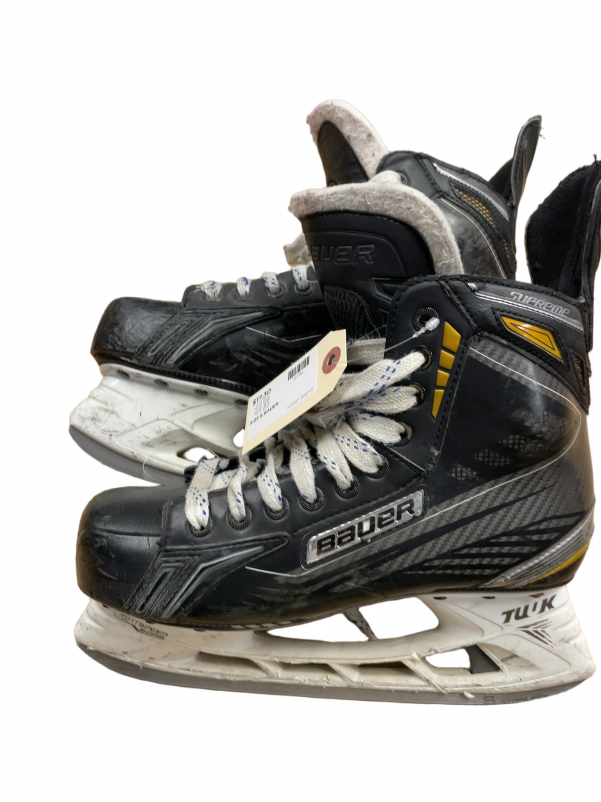 Bauer Supreme TX Size 8 Ice Hockey Skates - image 1