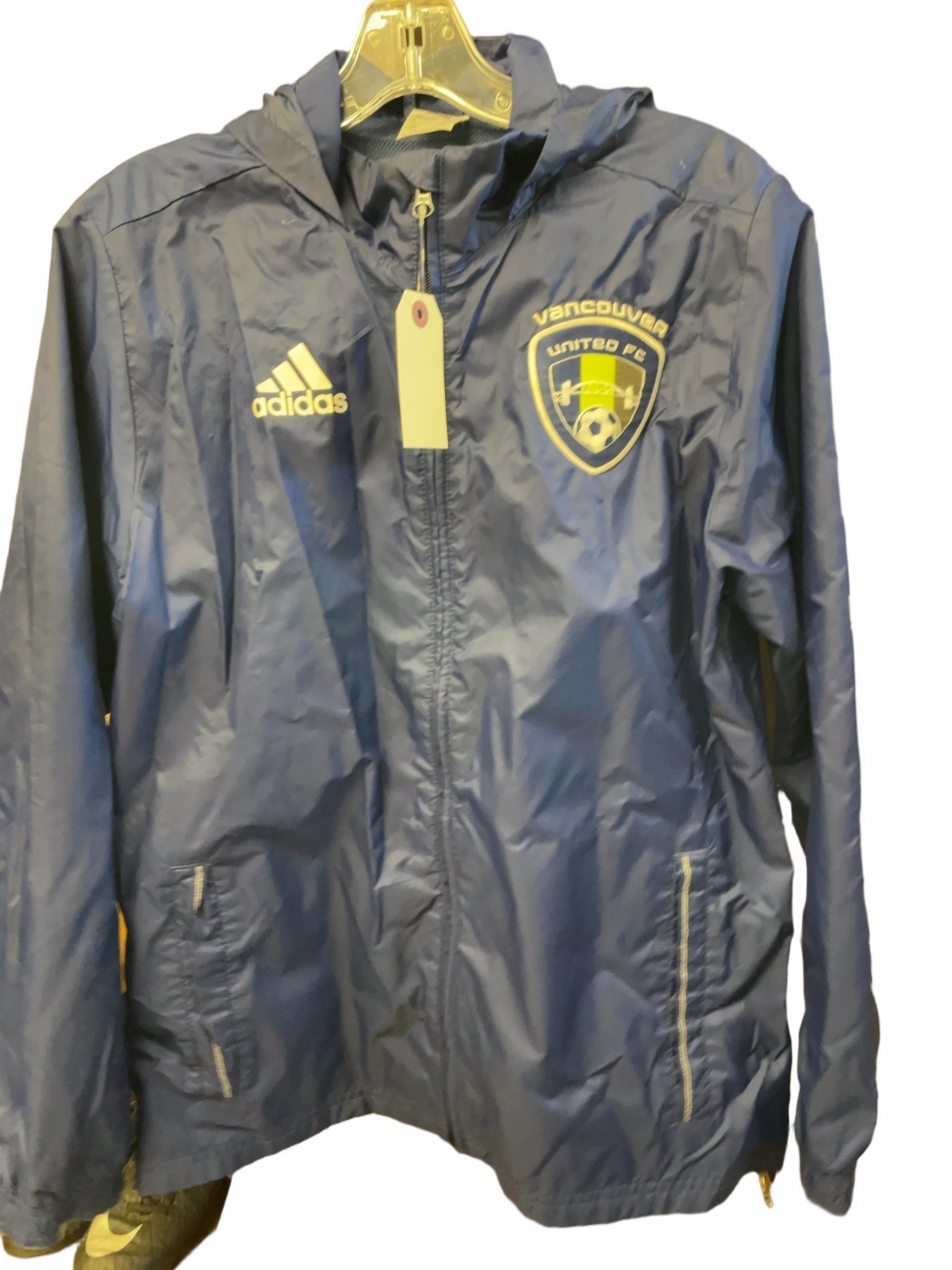 Adidas Vancouver United FC Rain Jacket Youth L (13-14Y)