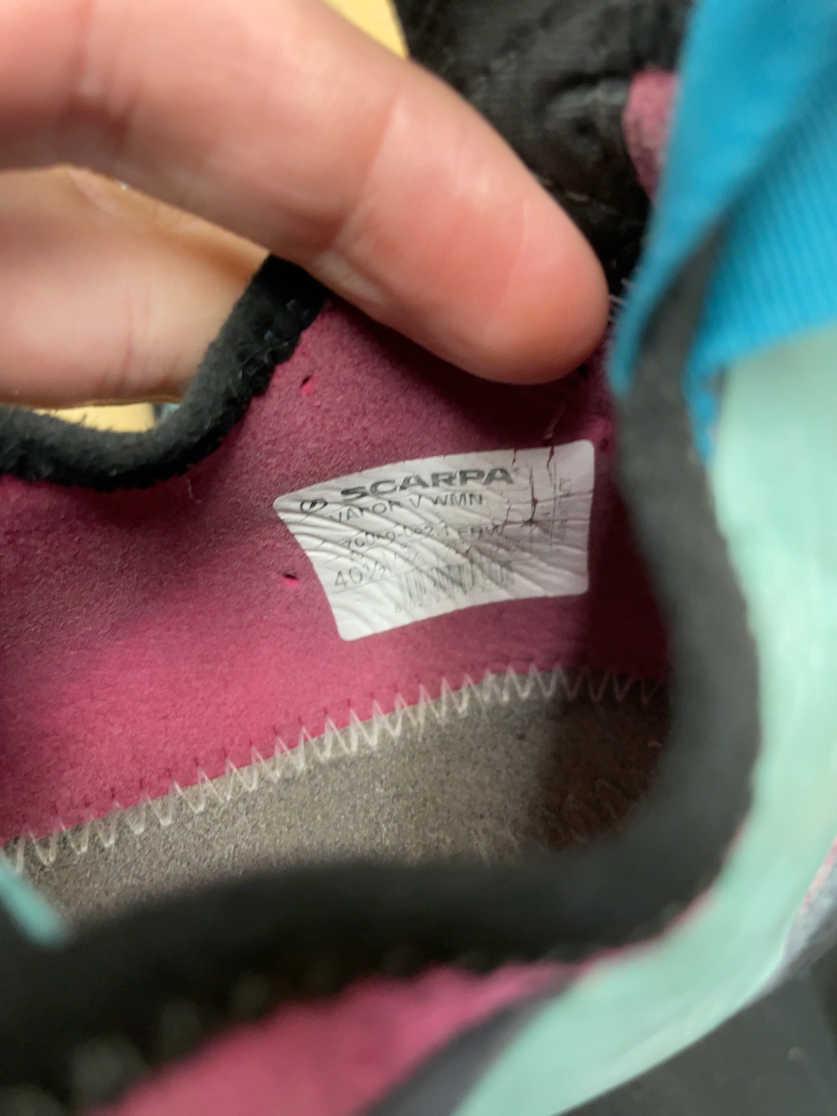Scarpa Vapor V WMN Size EU 40.5 Climbing Shoes
