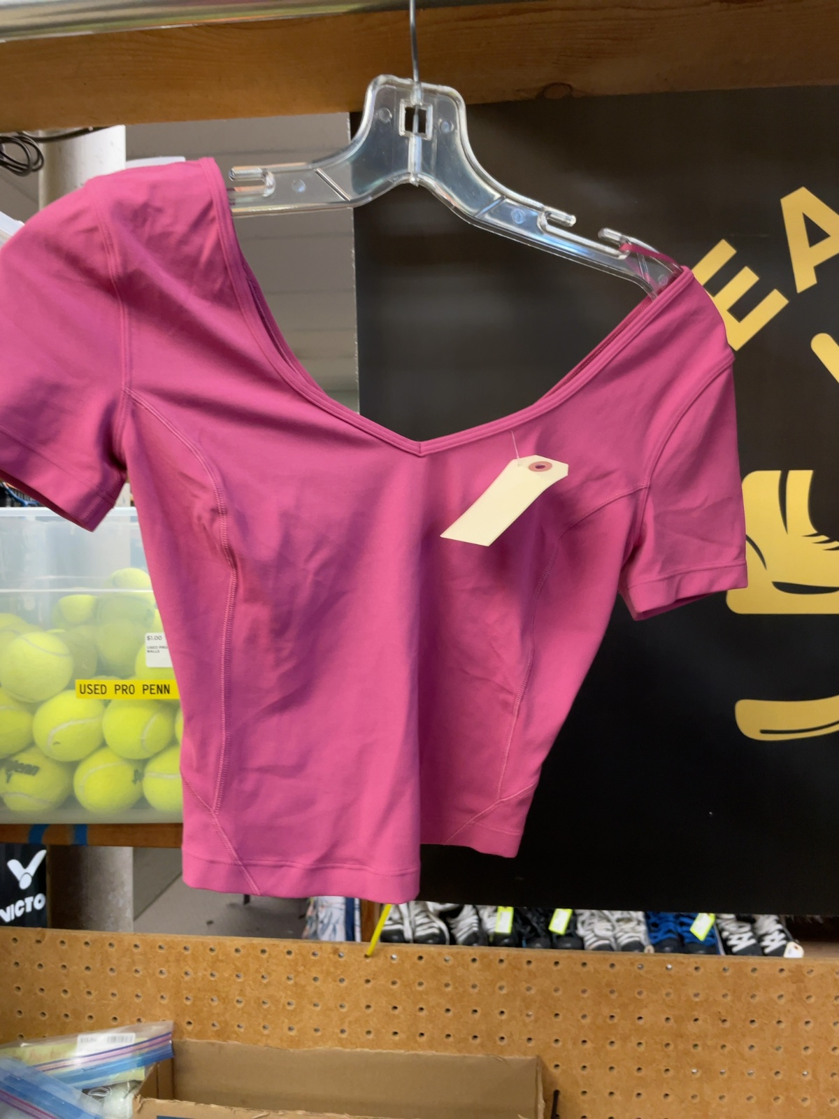 Lululemon Align Short Sleeve Shirt Size 6 Pink