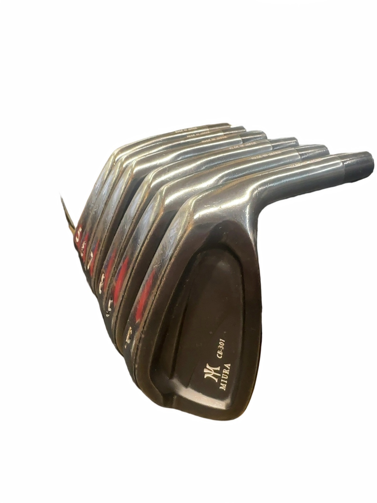Miura CB-301 Forged Iron Set 5-PW with KBS Tour Steel Shafts - image 1
