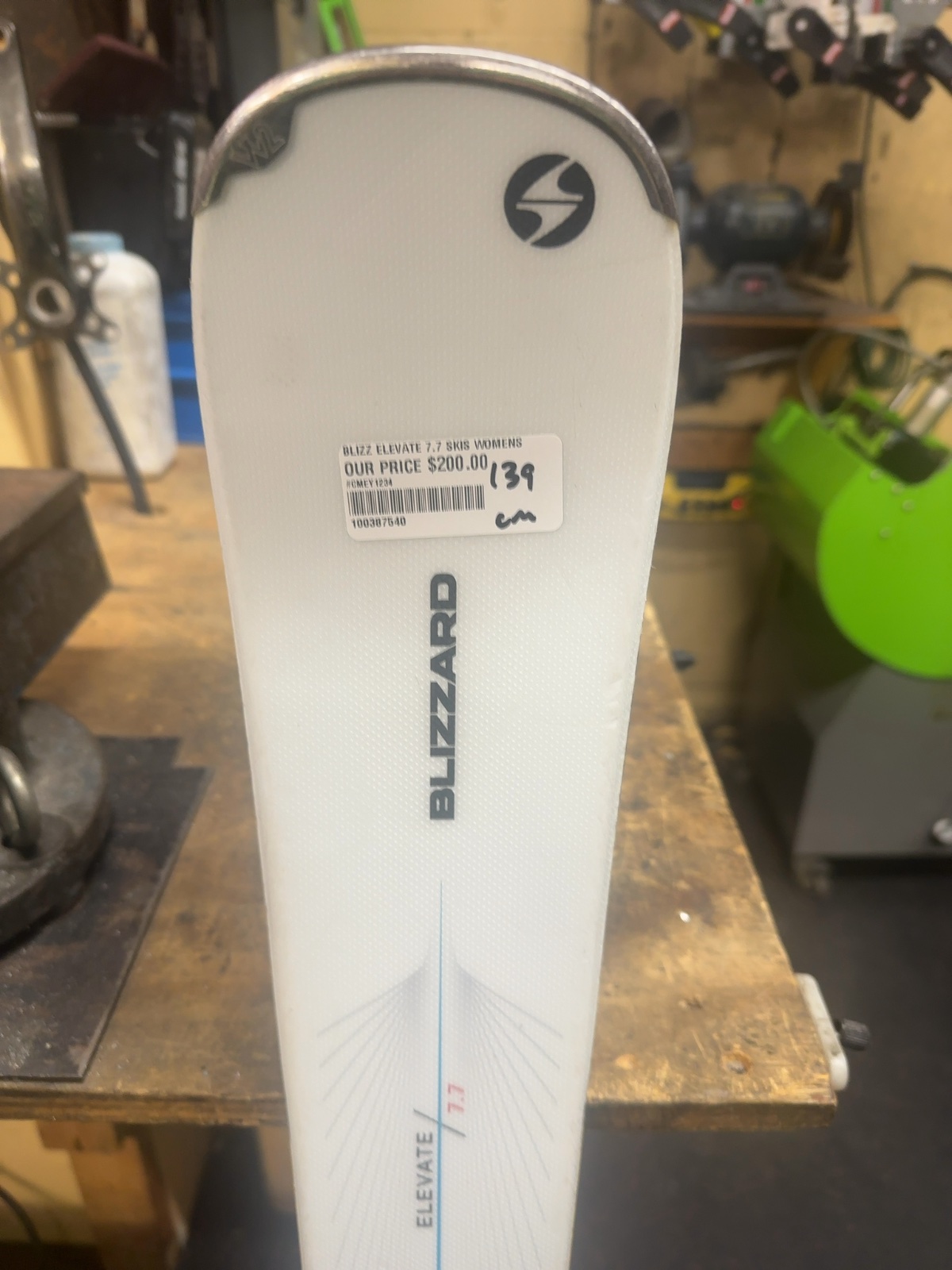 Blizzard Elevate 7.7 Women's Skis with Marker Bindings - 139 cm-freshly waxed and tuned