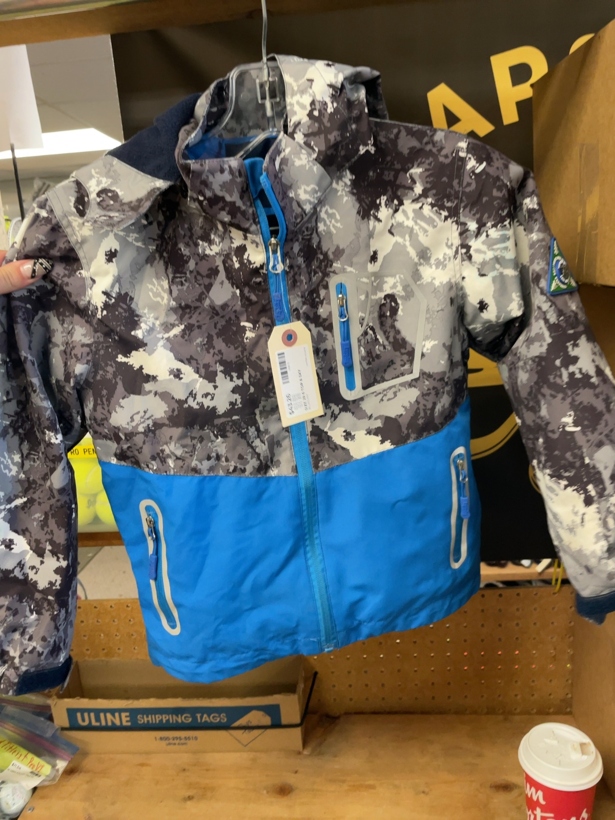 Top&Sky Kids Youth M Camo Winter Ski Jacket