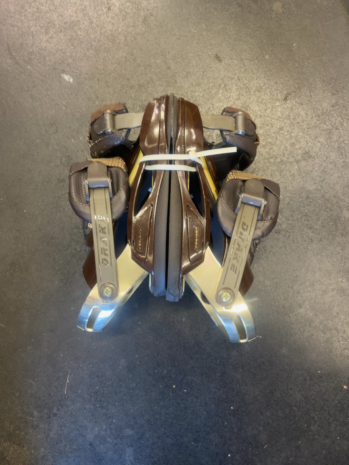 Drake Snowboard Bindings Brown Plaid Good