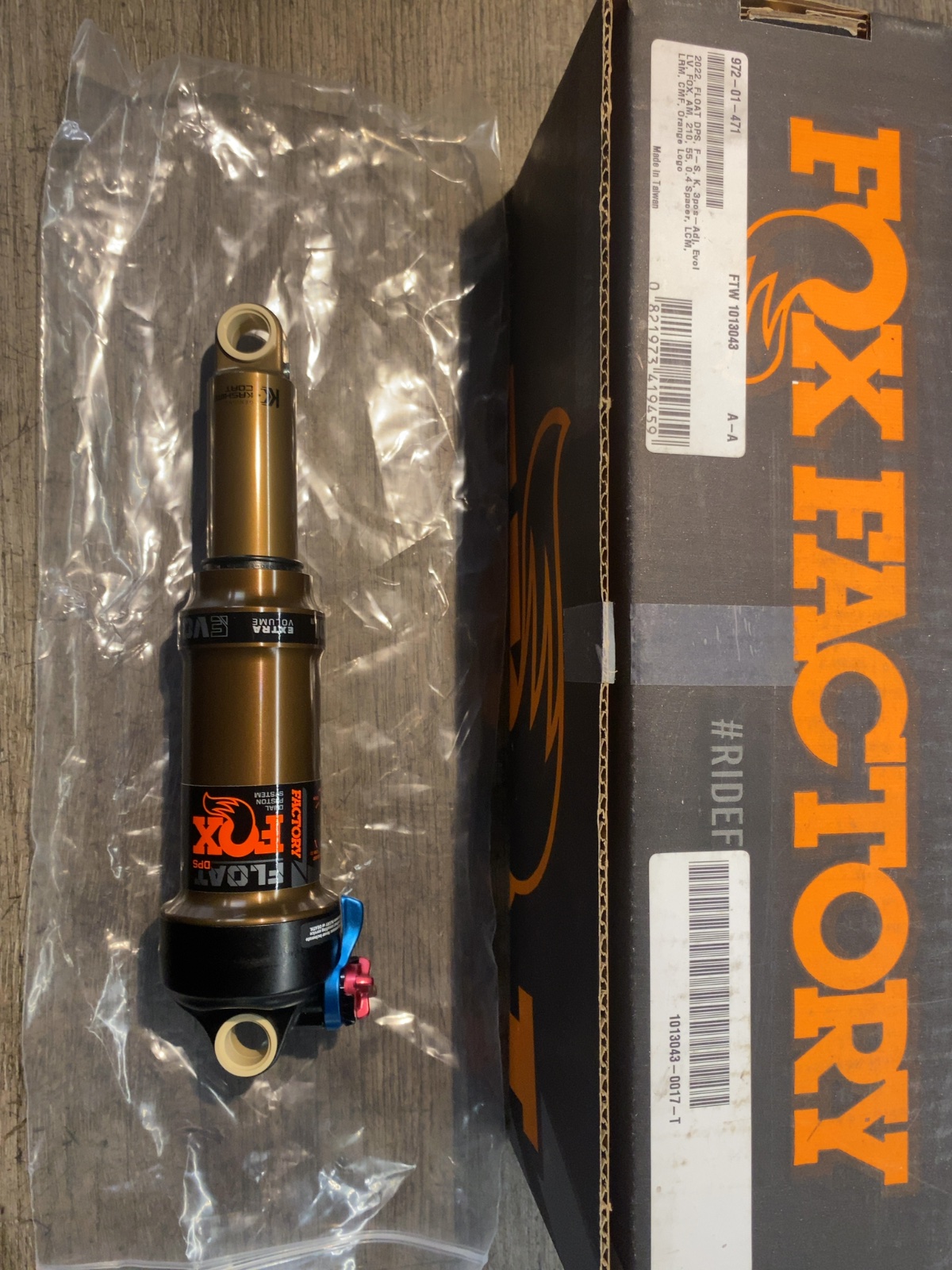 Fox Racing Shox Float DPS Factory Series Rear Shock 210x55 Kashima New in Box