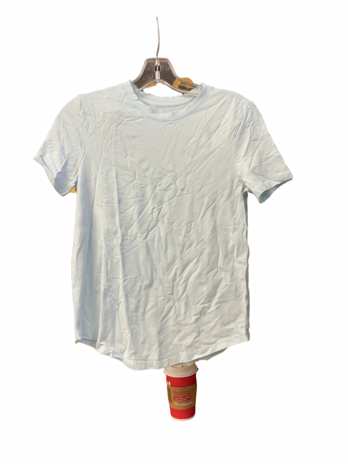 lululemon Size 4 T-Shirt Light Blue