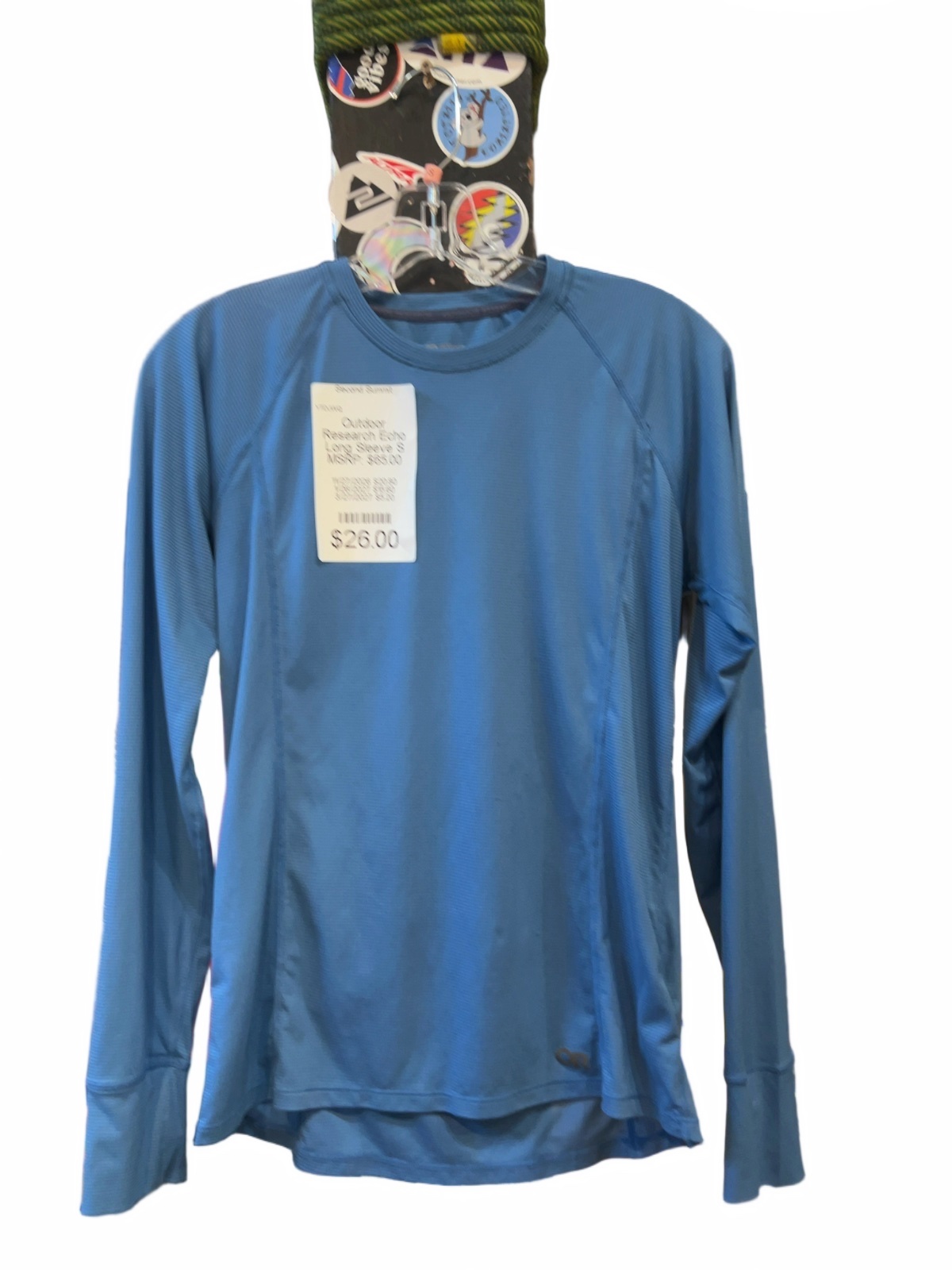 Outdoor Research Echo Long Sleeve Shirt Blue Good S
