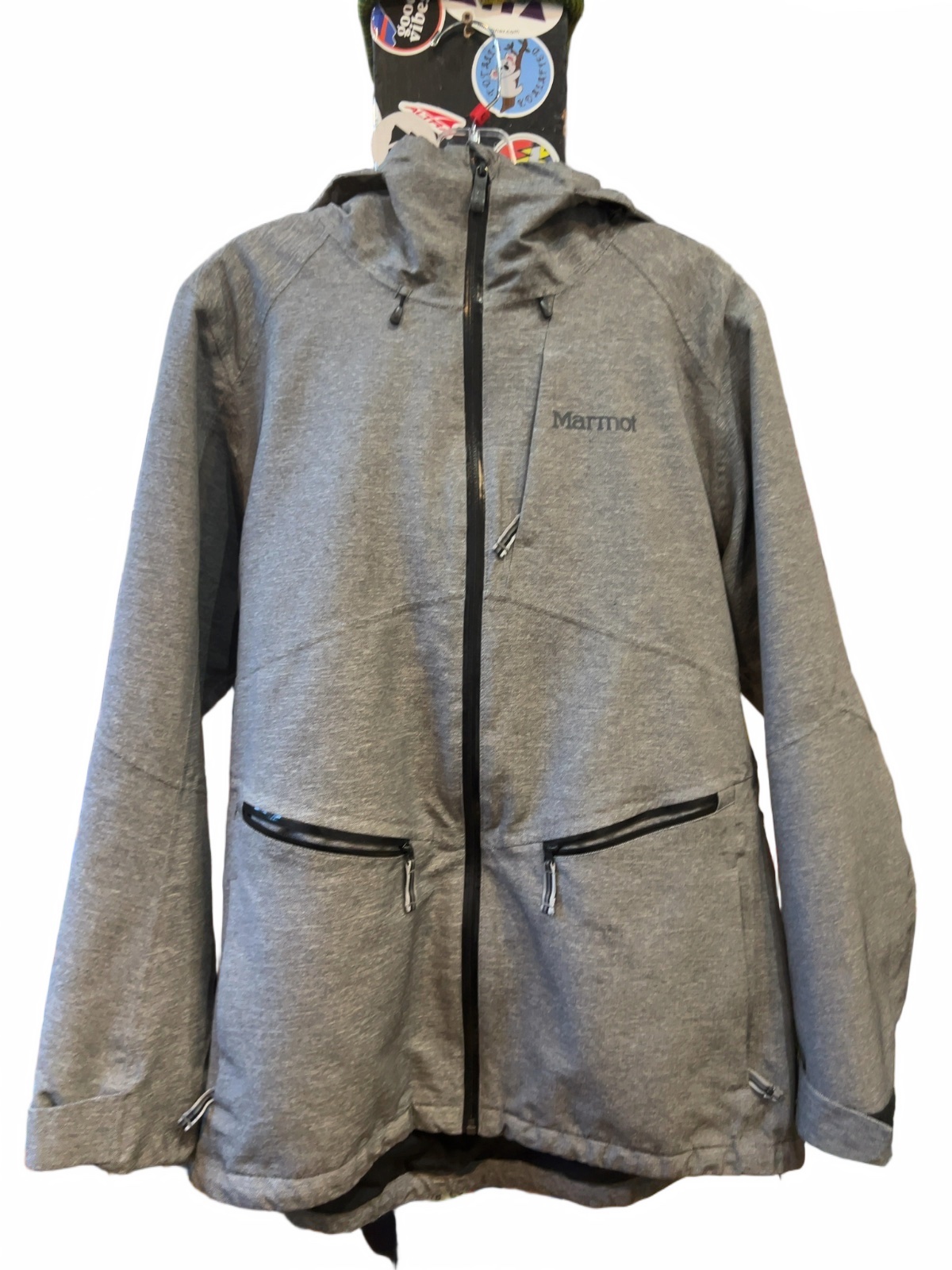 Marmot Tessan Shell Snow Jacket Heather Grey Good L - image 1