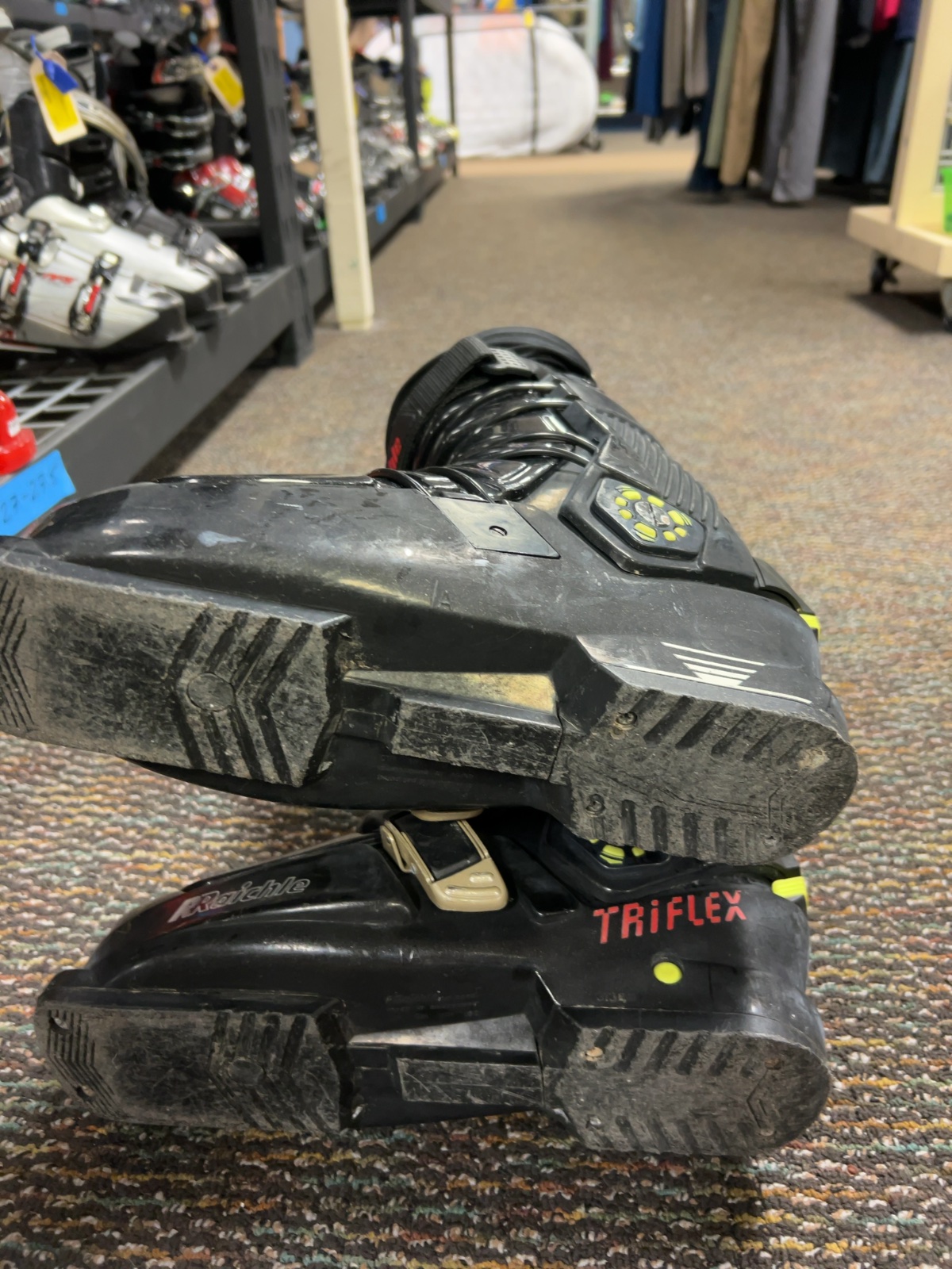 Raichle Triflex TF5 Alpine Ski Boots Black Good Mondopoint 27