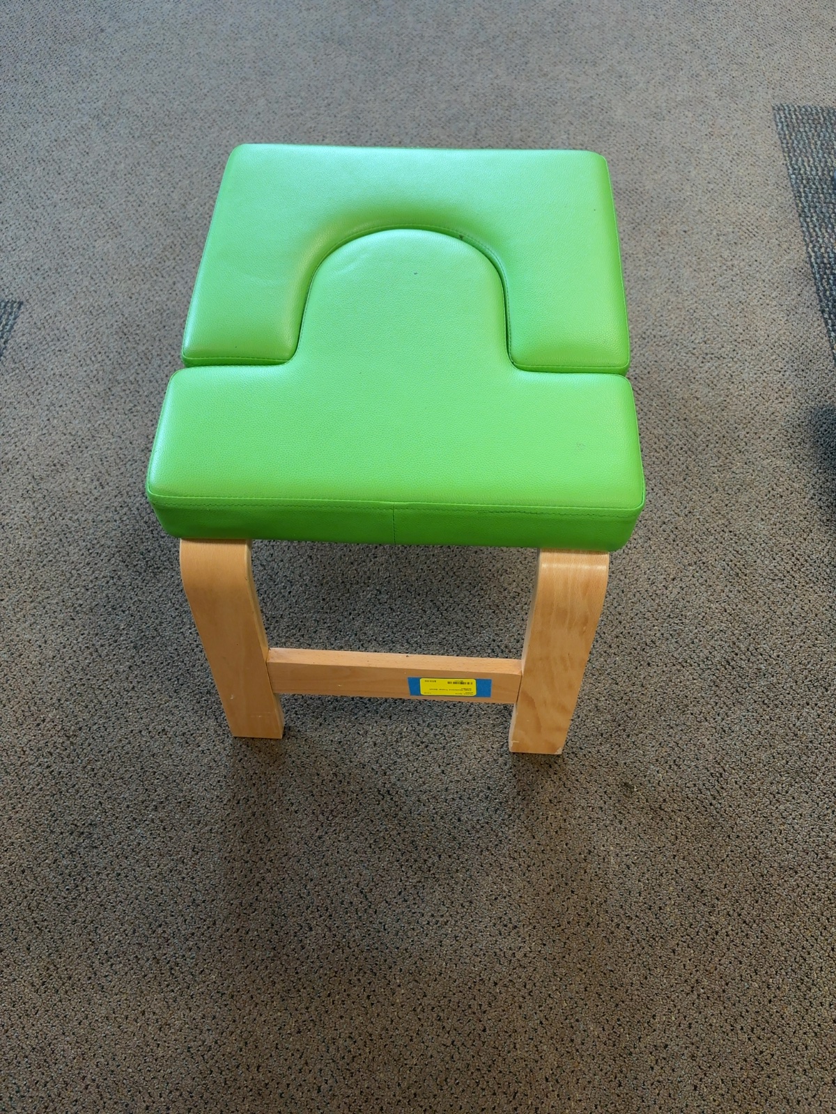 Yoga Headstand Trainer Inversion Bench Green/Natural Wood Good