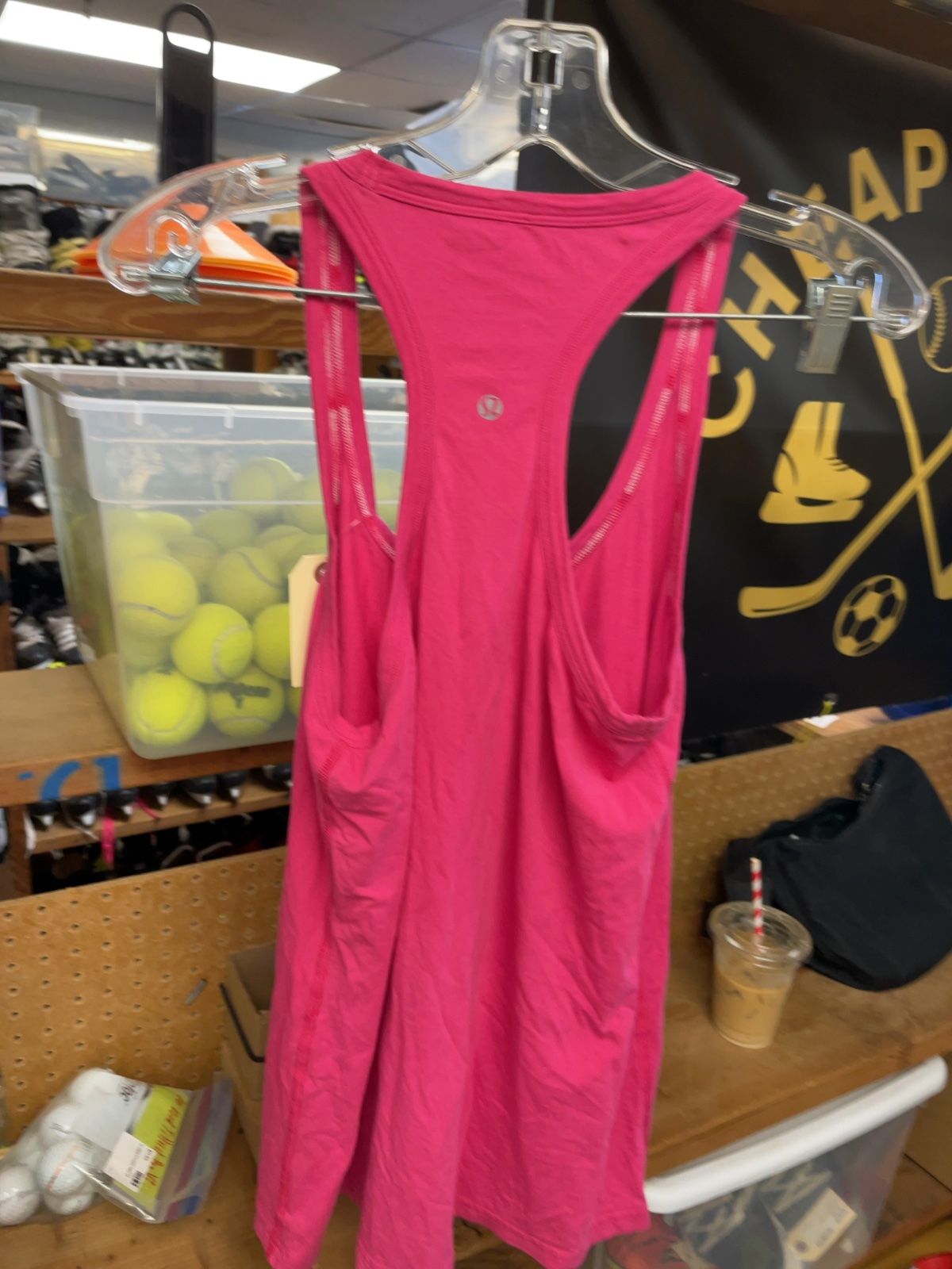 Lululemon Size 8 Racerback Tank Top Pink