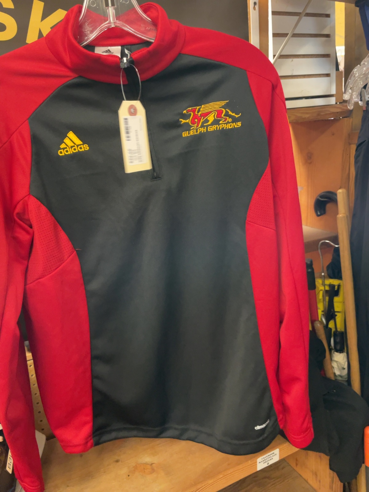 Adidas Guelph Gryphons Field Hockey 1/4 Zip Pullover Size M