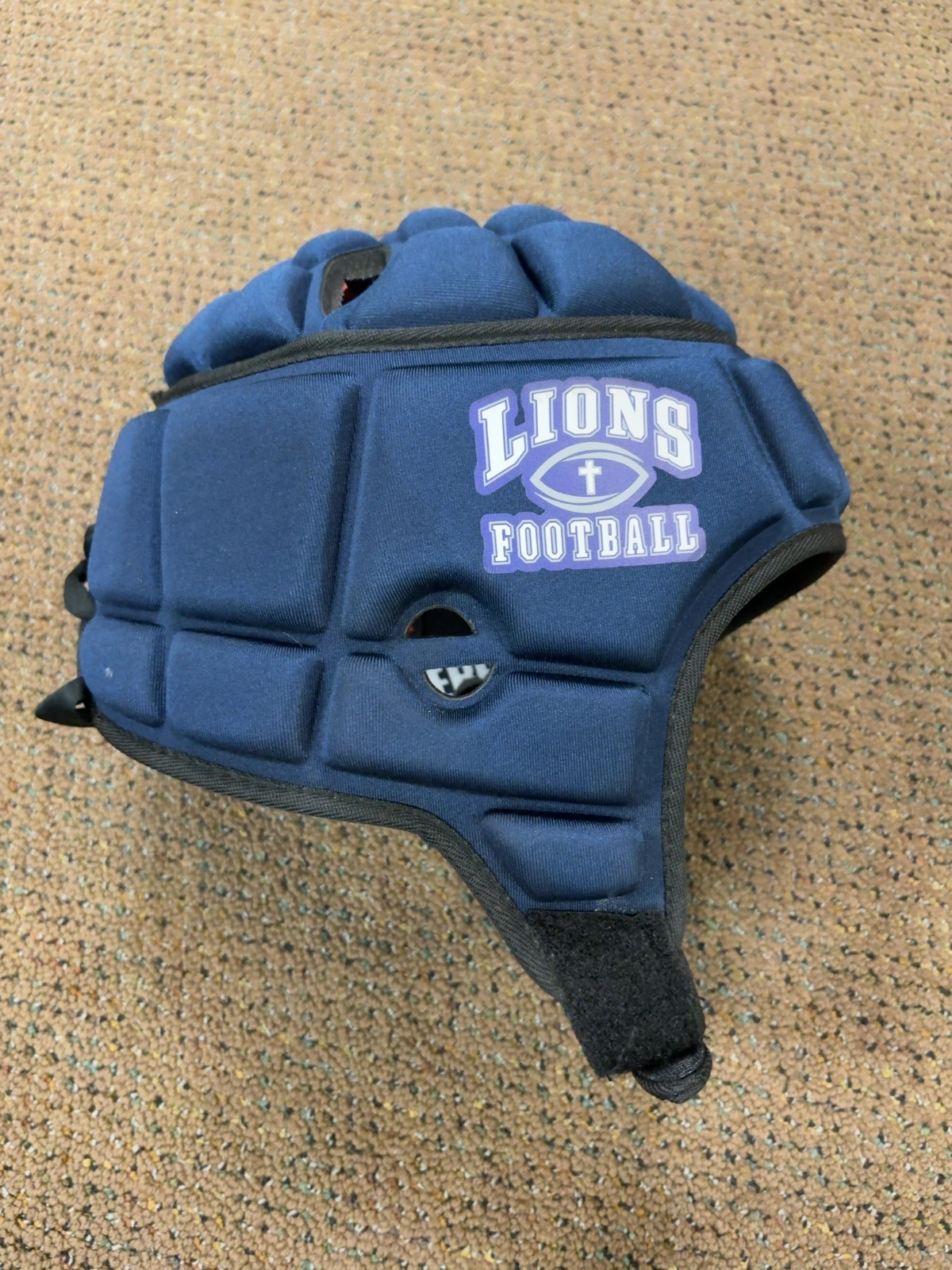 Gamebreaker Multisport Soft Shell Padded Football Helmet Navy L Good