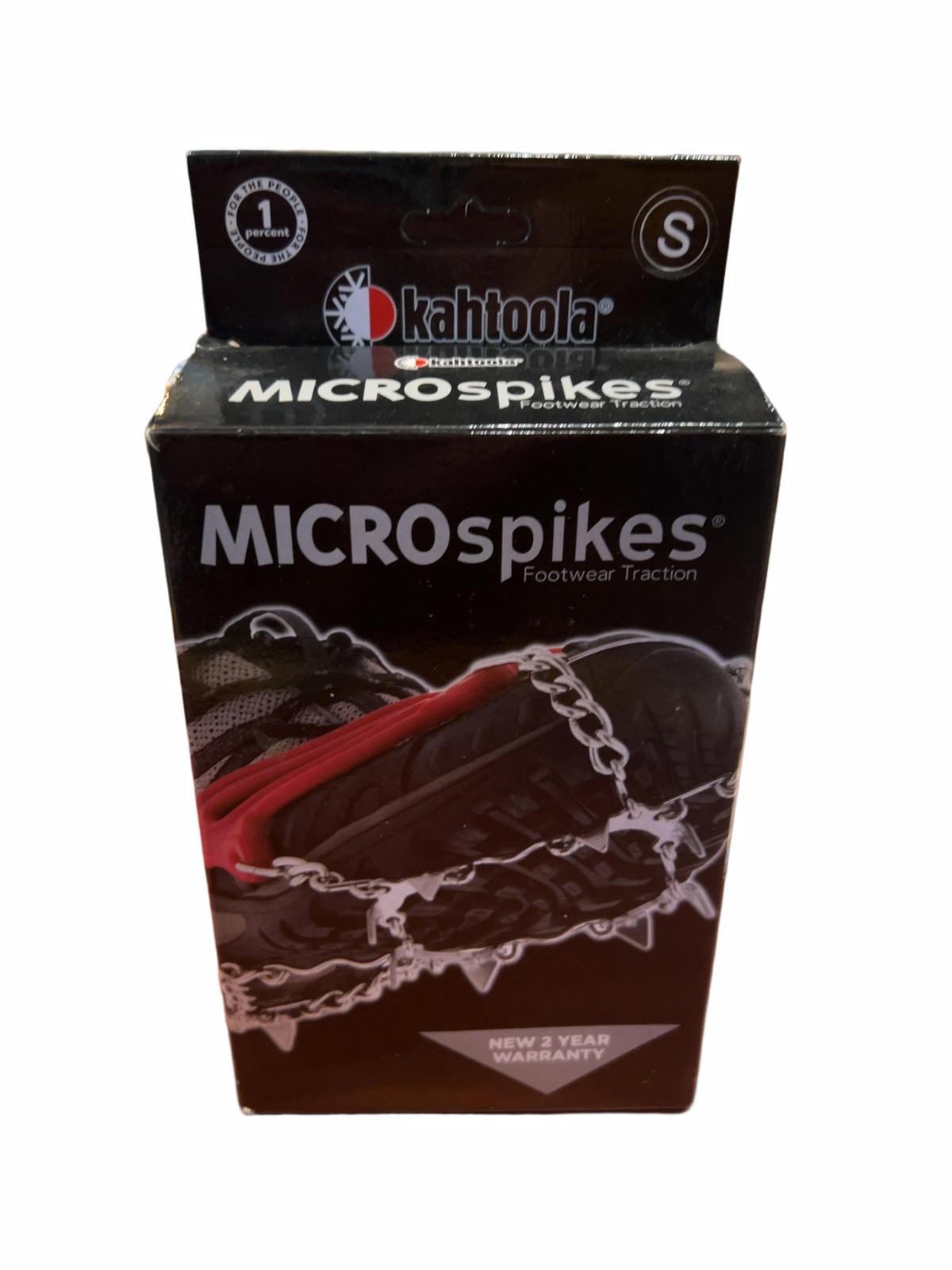 Kahtoola MICROspikes Footwear Traction Red S - image 1