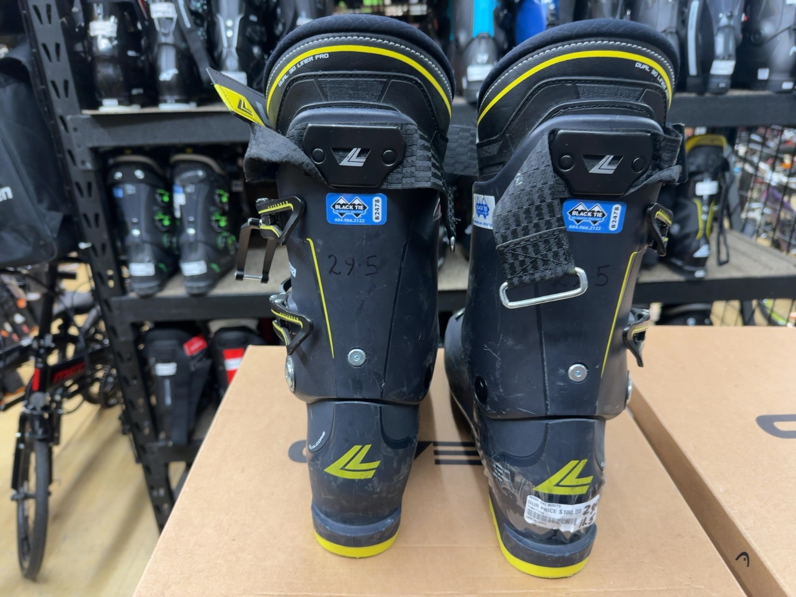 Lange LX 120 Ski Boots - Mondopoint 29.5