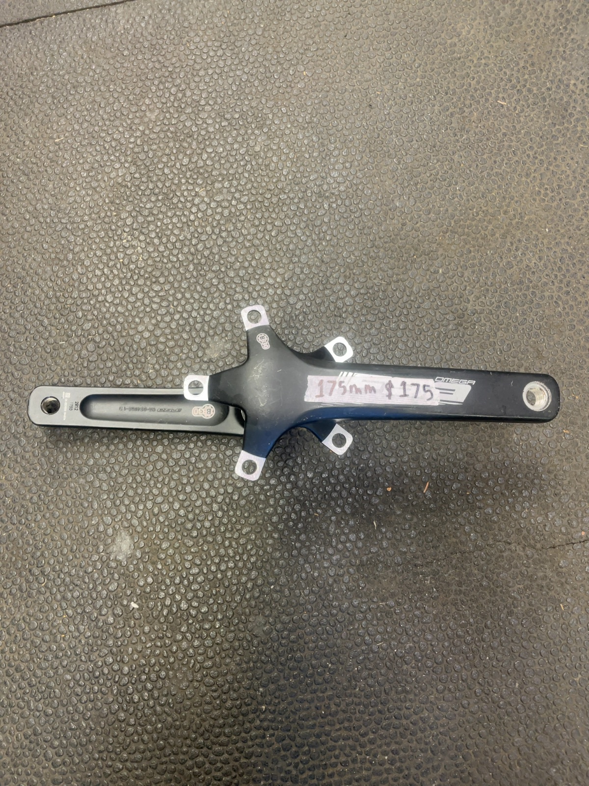 FSA Omega Crankset Arms 175mm CK-OSC4000 Double Black Good