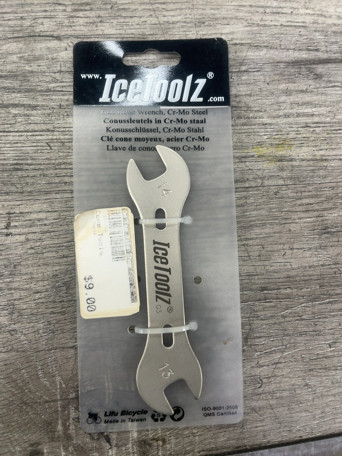 IceToolz Hub Cone Wrench 13mm / 14mm Cr-Mo Steel New