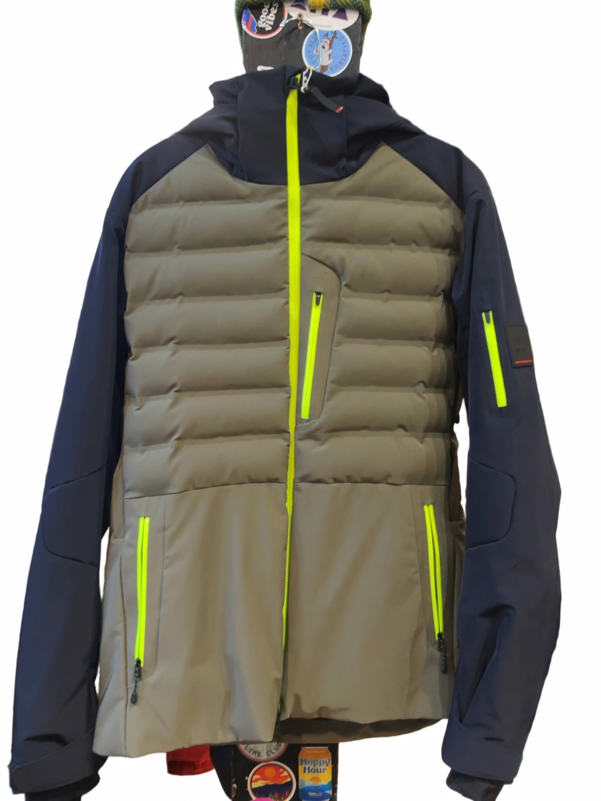 Bogner Fire + Ice Hybrid Baffle Down Ski Jacket Good M