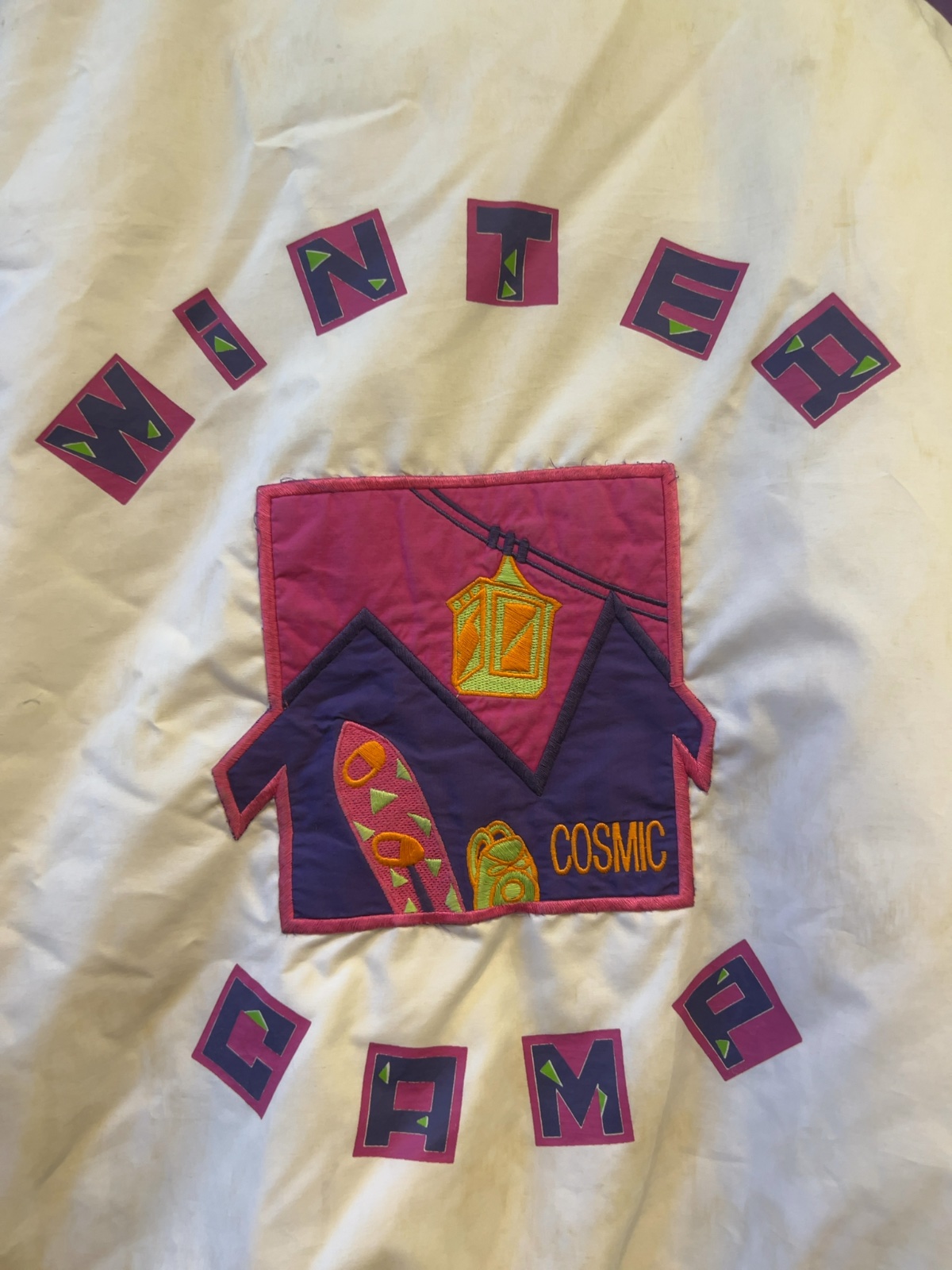 Cosmic Retro Winter Camp Ski Jacket Good S