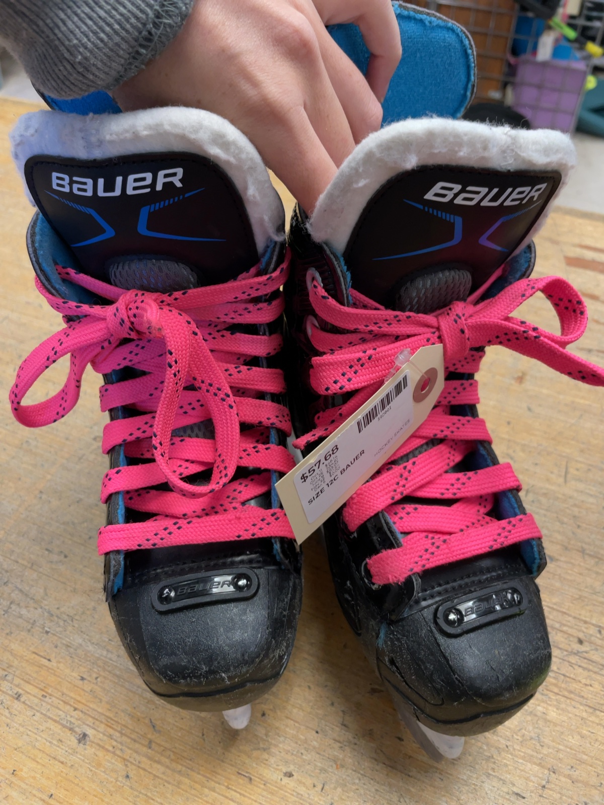 Bauer X-LP Size Y12 Hockey Skates
