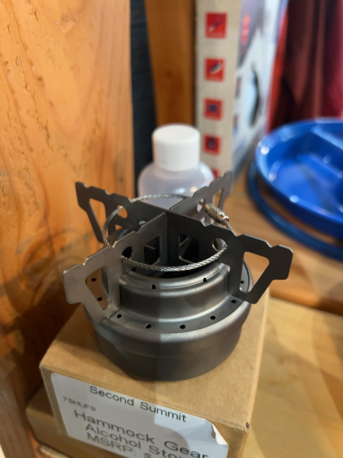 Hammock Gear Alcohol Stove Camping Burner and Pot Stand Good