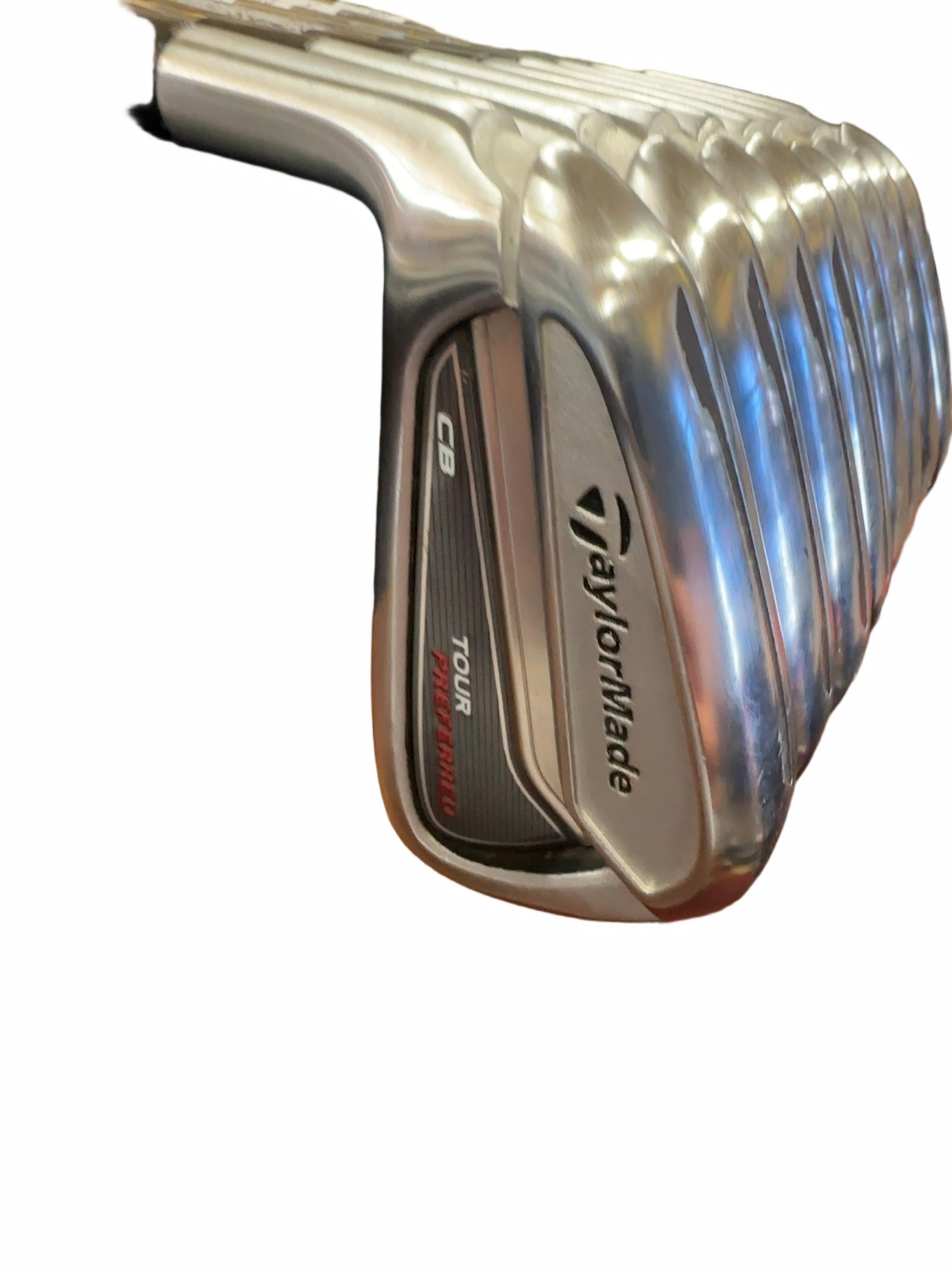 TaylorMade Tour Preferred CB Iron Set (4-PW, AW) with KBS Steel Shafts - image 1