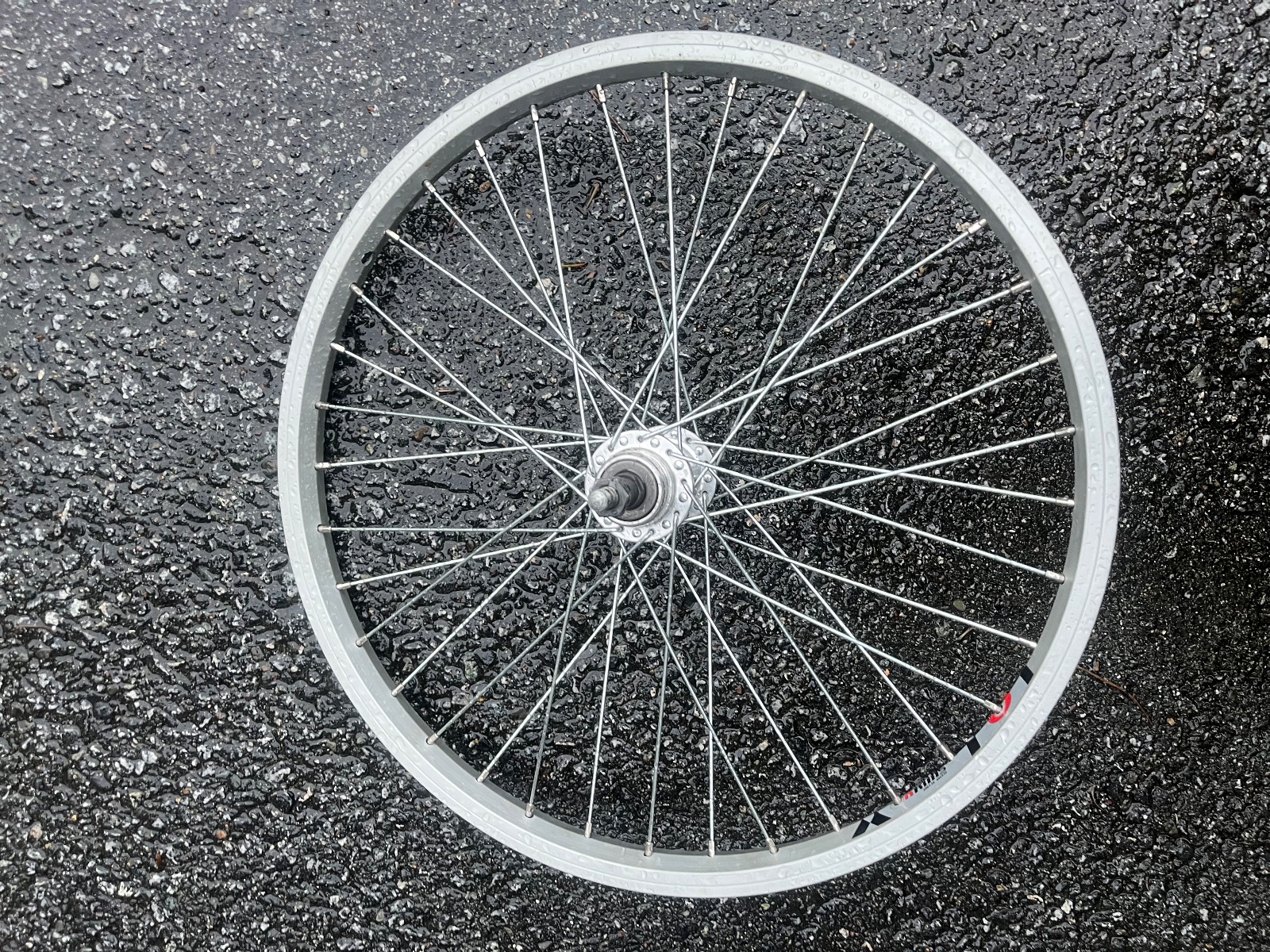 Alex X-Rims 20" Front Bicycle Wheel Silver Good 20x110 TA