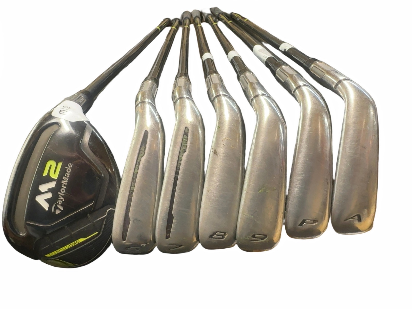 TaylorMade M2 Irons Set 6-P, A with 3-19 Hybrid Regular Flex Graphite - image 1