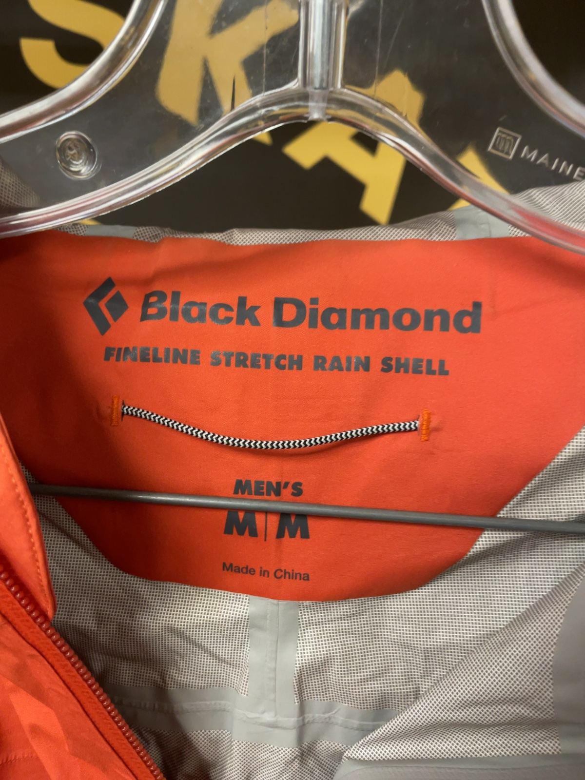 Black Diamond Fineline Stretch Rain Shell Size M