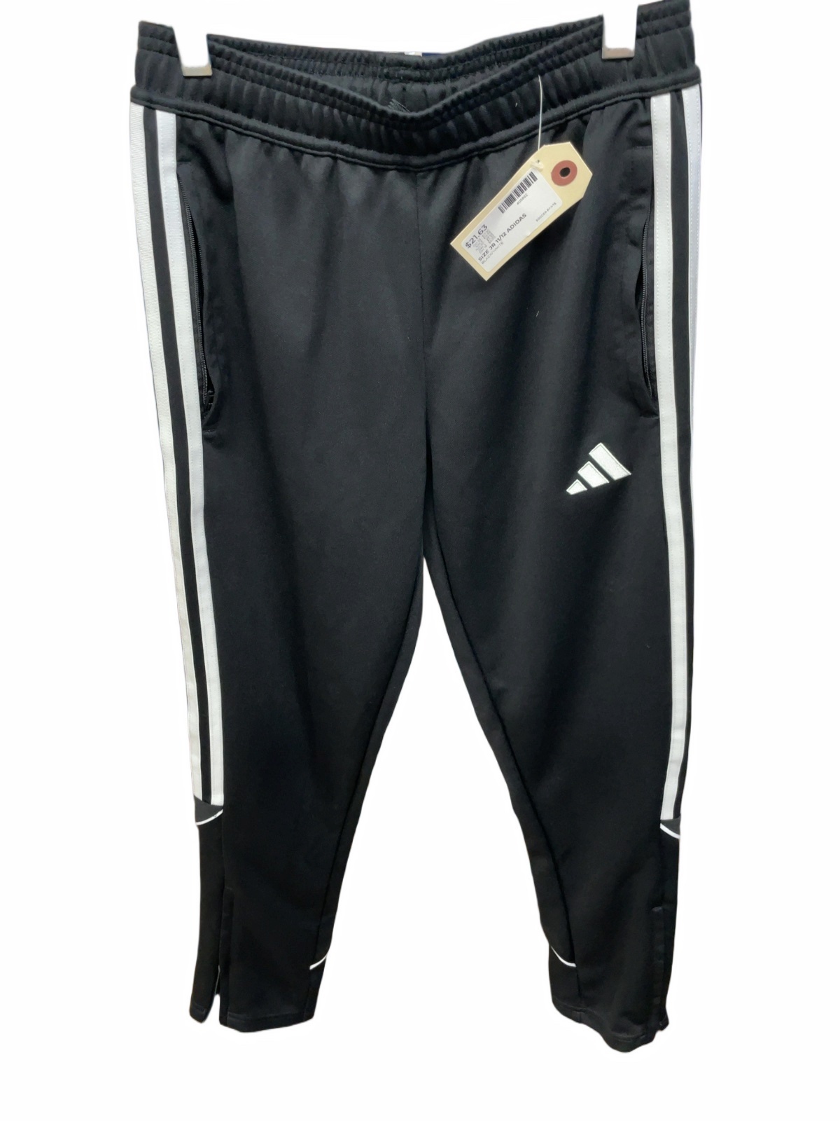Adidas Tiro Aeroready Soccer Pants Size JR 11/12 Black/White