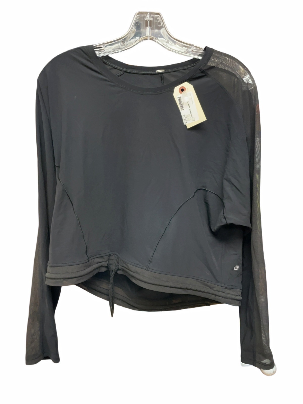 Lululemon Long Sleeve Cropped Mesh Top Size 10?