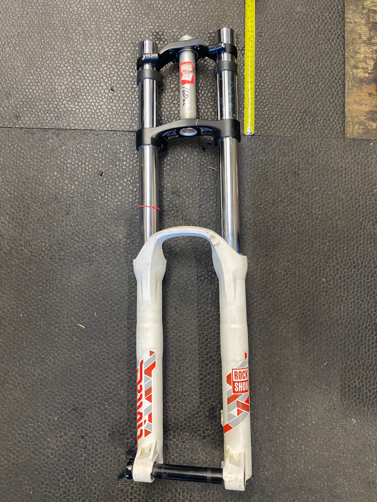 RockShox Domain Dual Crown Suspension Fork White Used - image 1