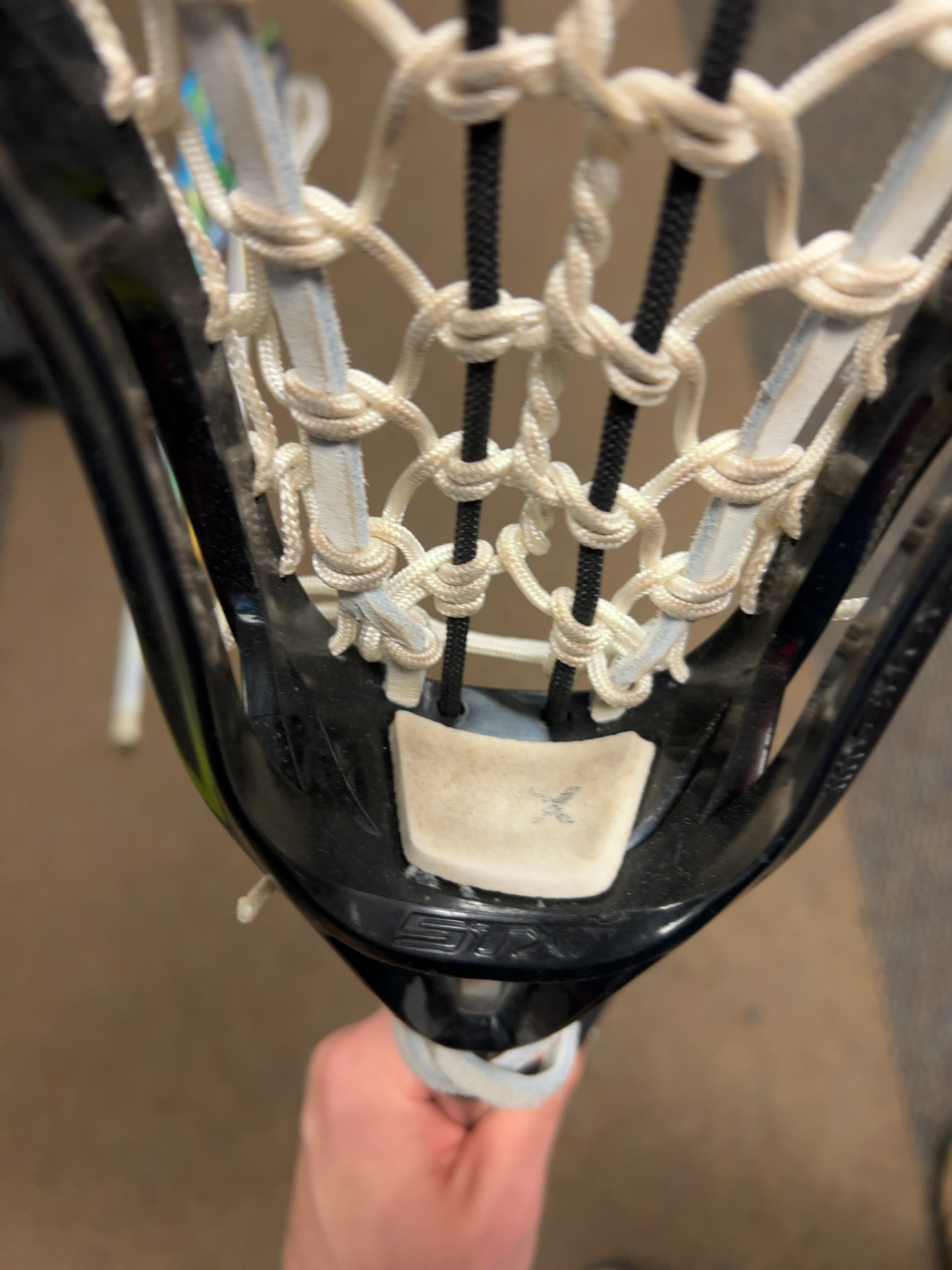 STX Lacrosse Stick Black / Silver / Purple Good