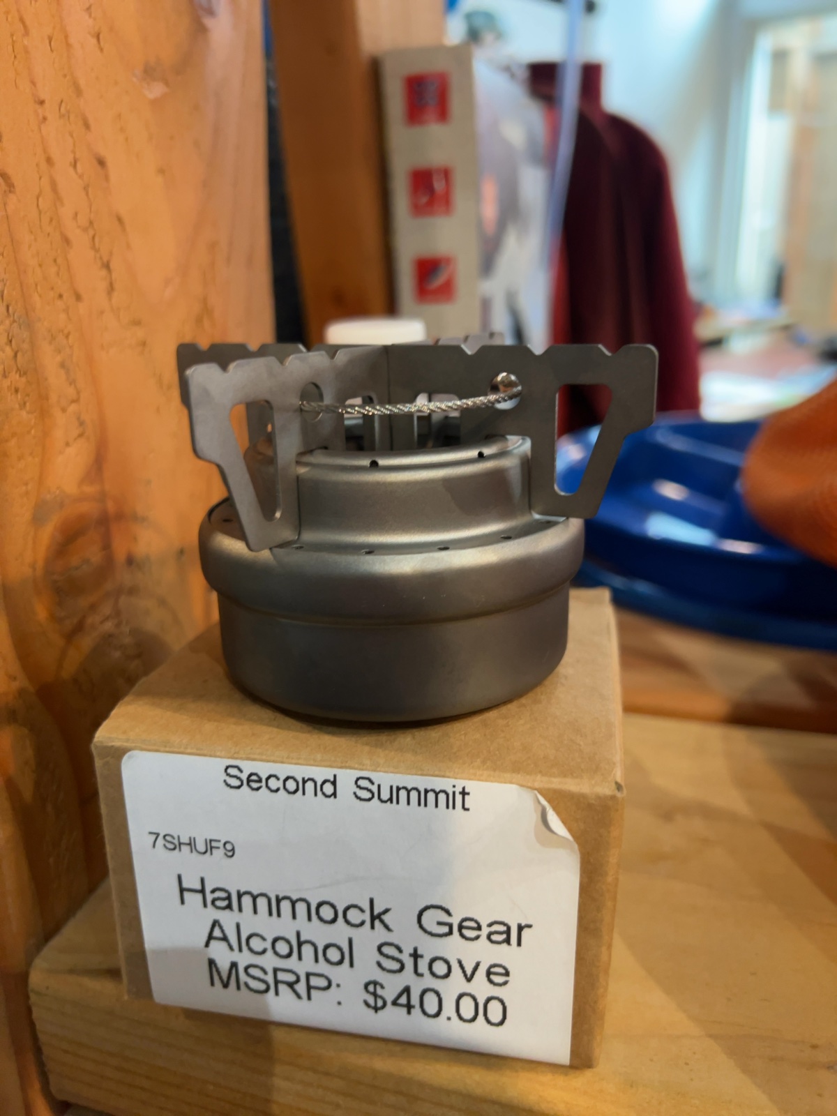 Hammock Gear Alcohol Stove Camping Burner and Pot Stand Good