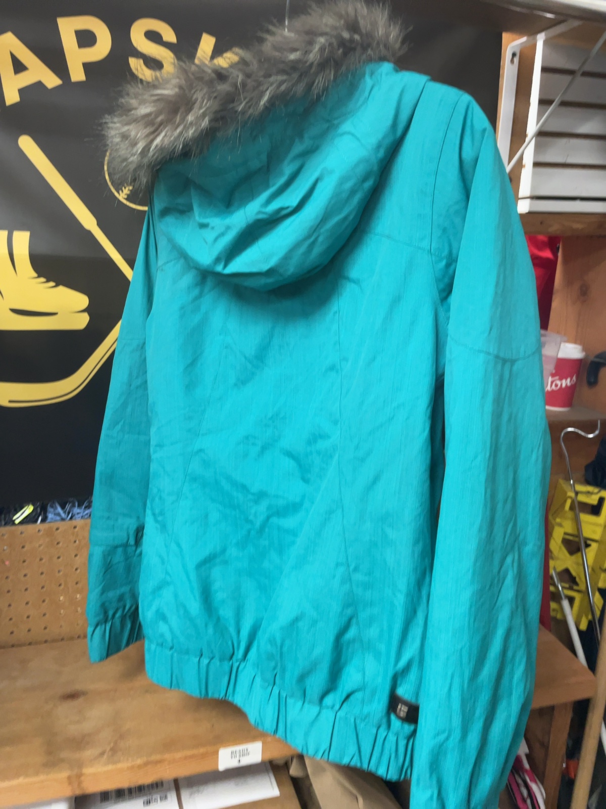 Burton Maria Jacket Size S Juniors Turquoise Snowboard Ski Jacket NWT