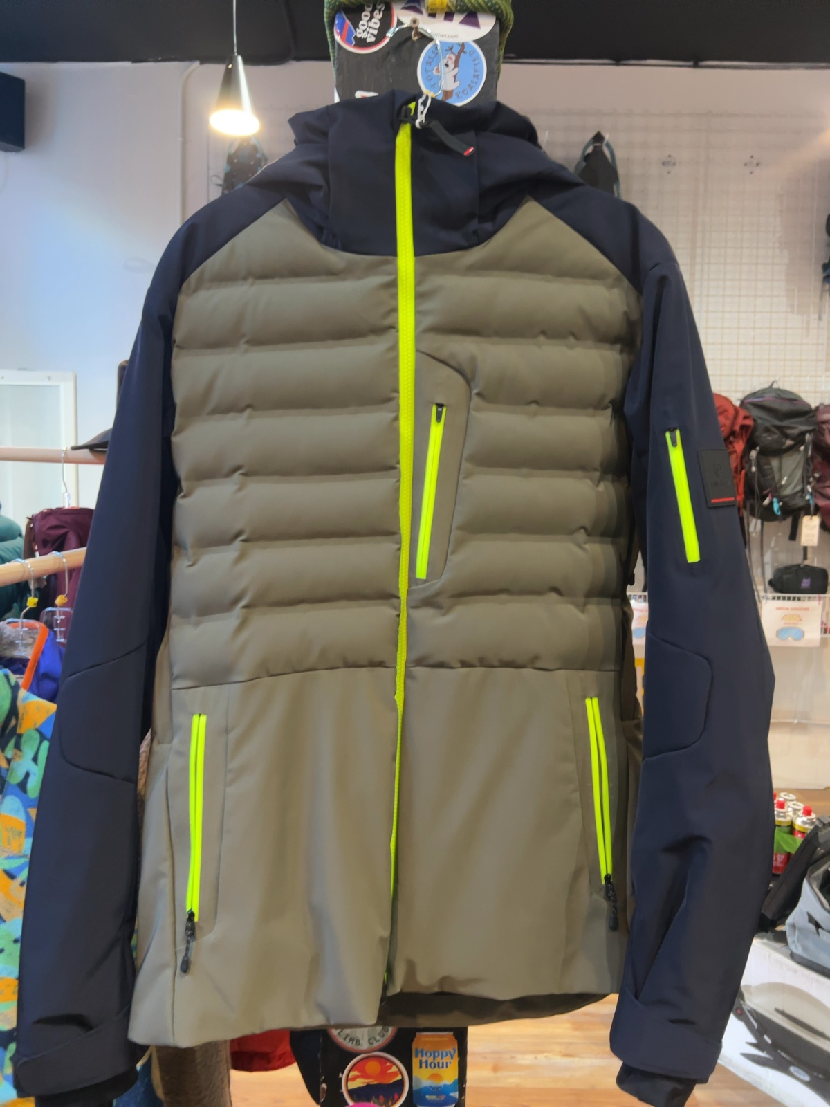 Bogner Fire + Ice Hybrid Baffle Down Ski Jacket Good M