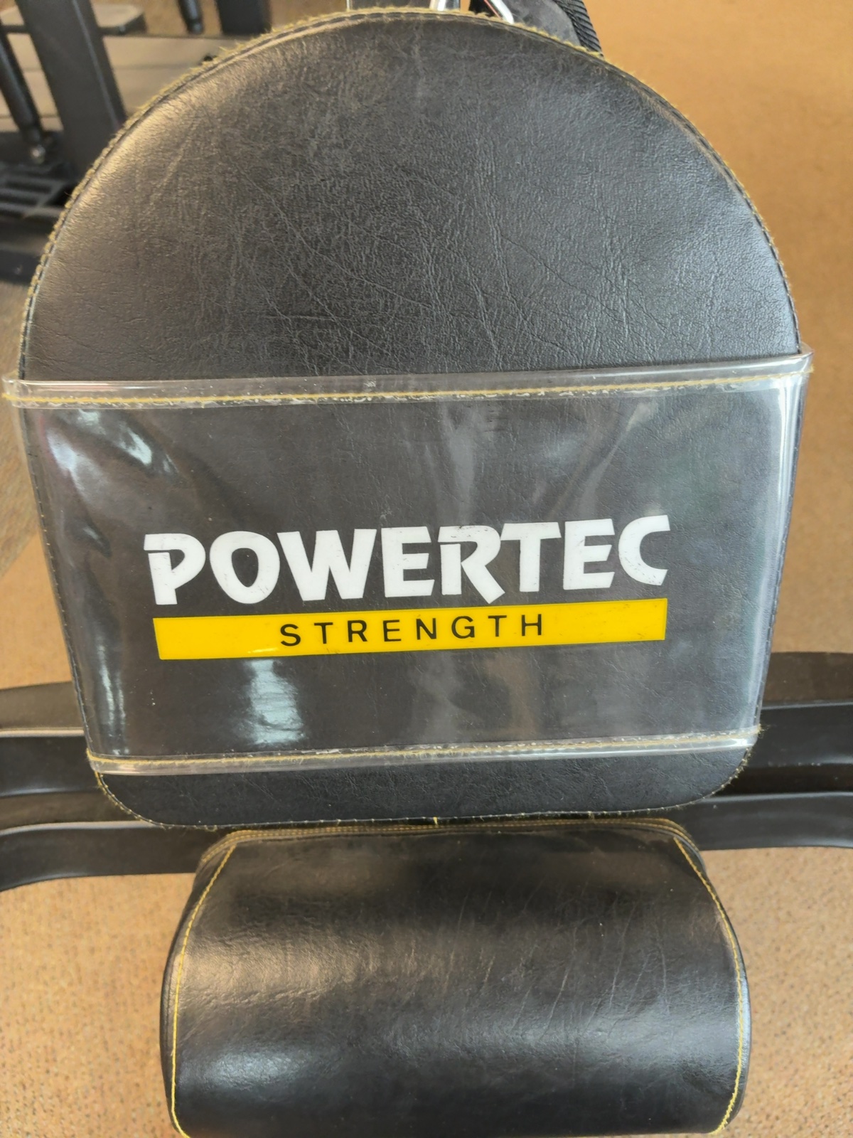 Powertec Fitness Ab Crunch Machine Black Good