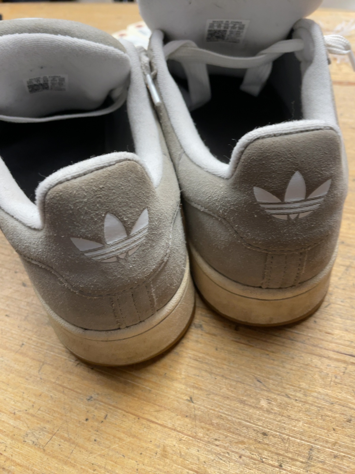 Adidas Campus 00s Size 11.5 US Grey Suede Sneakers