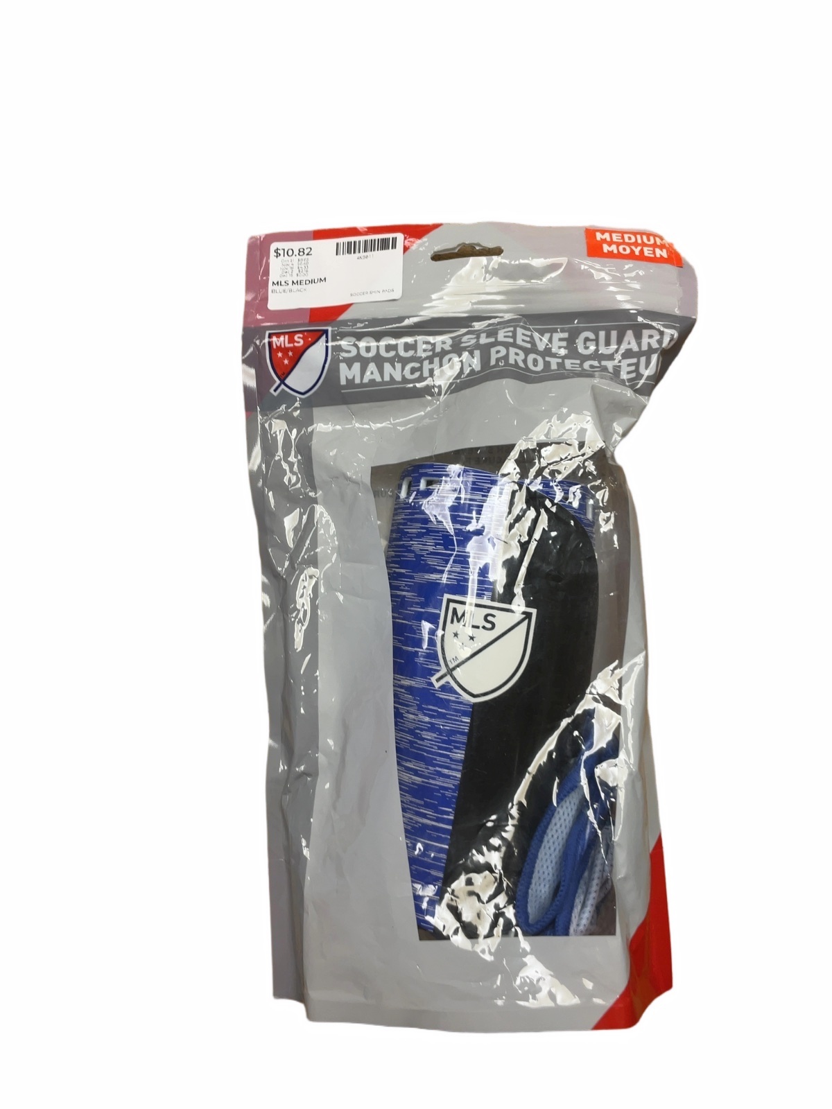 MLS Soccer Sleeve Guard Size M Blue/Black - image 1