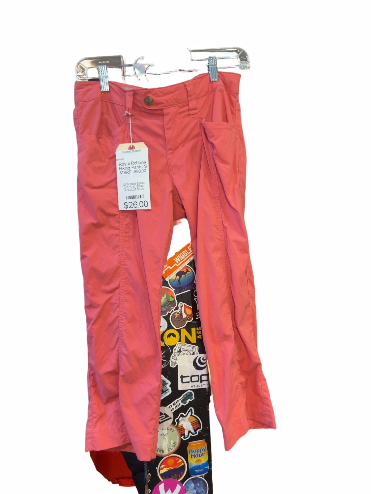 Royal Robbins Hiking Pants Salmon Pink Good S