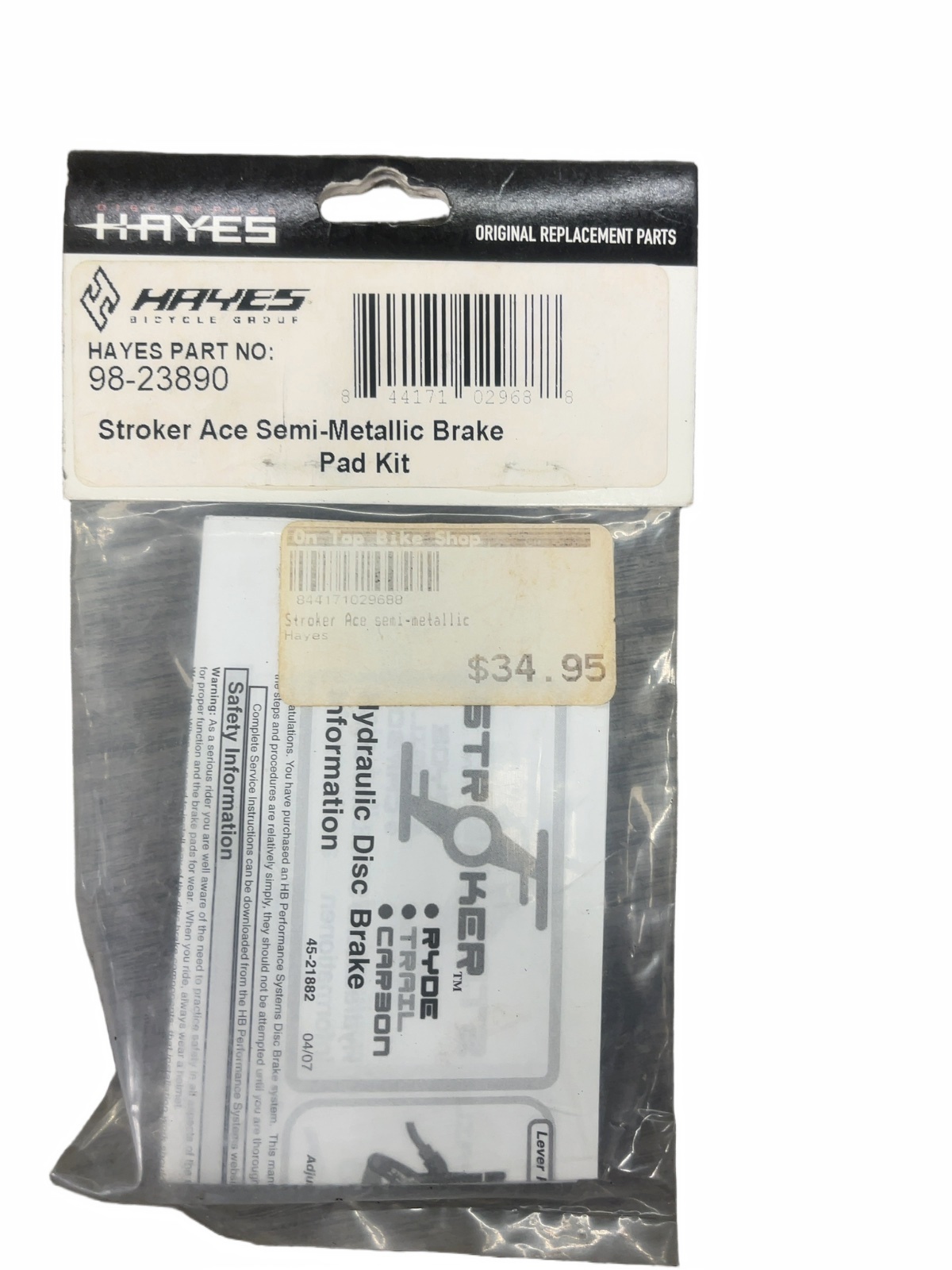 Hayes Stroker Ace Semi-Metallic Brake Pad Kit New - image 1