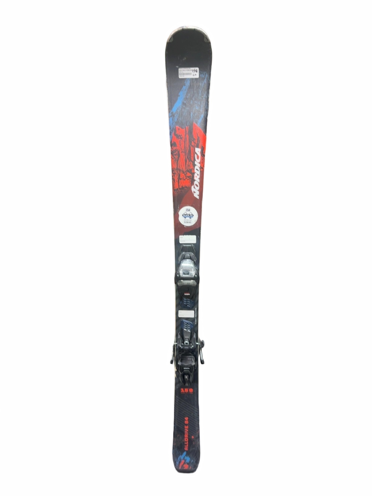 Nordica Alldrive 84 Skis with Bindings - 158 cm-freshly waxed and tuned - image 1