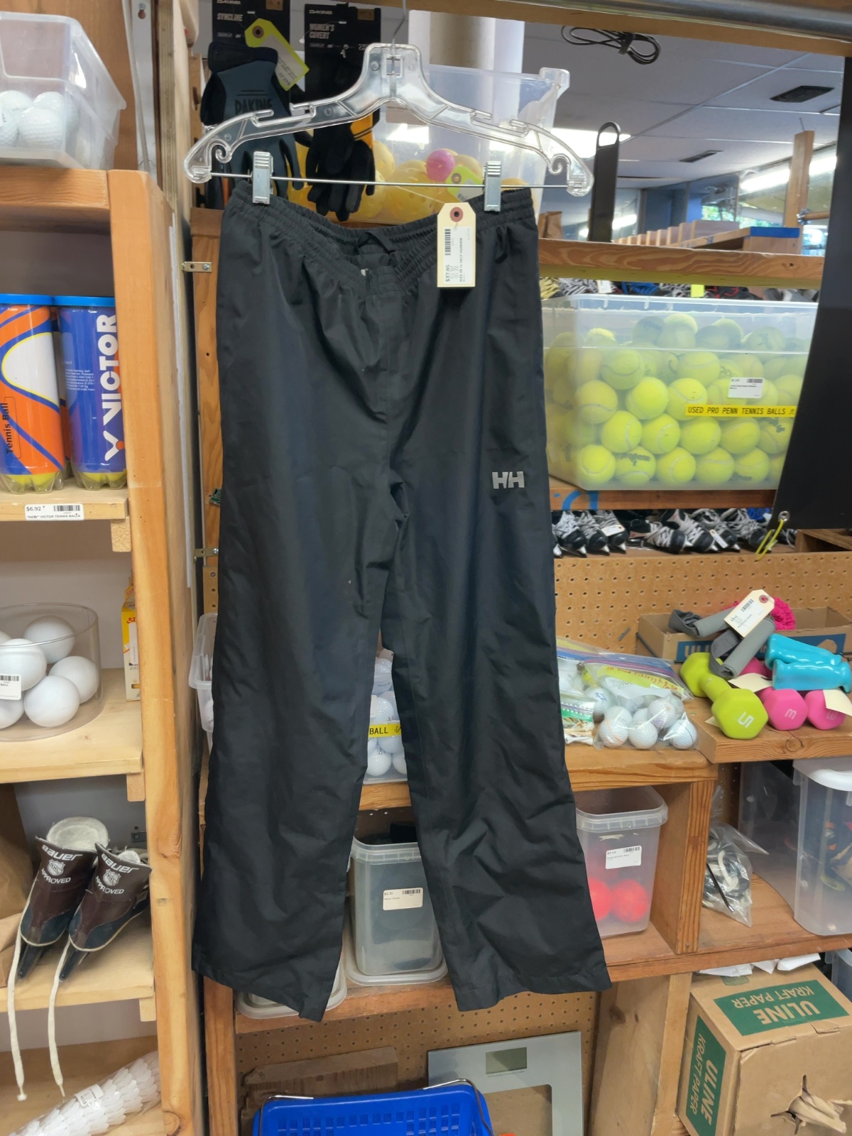 Helly Hansen Rain Pants Size 164/14 Black