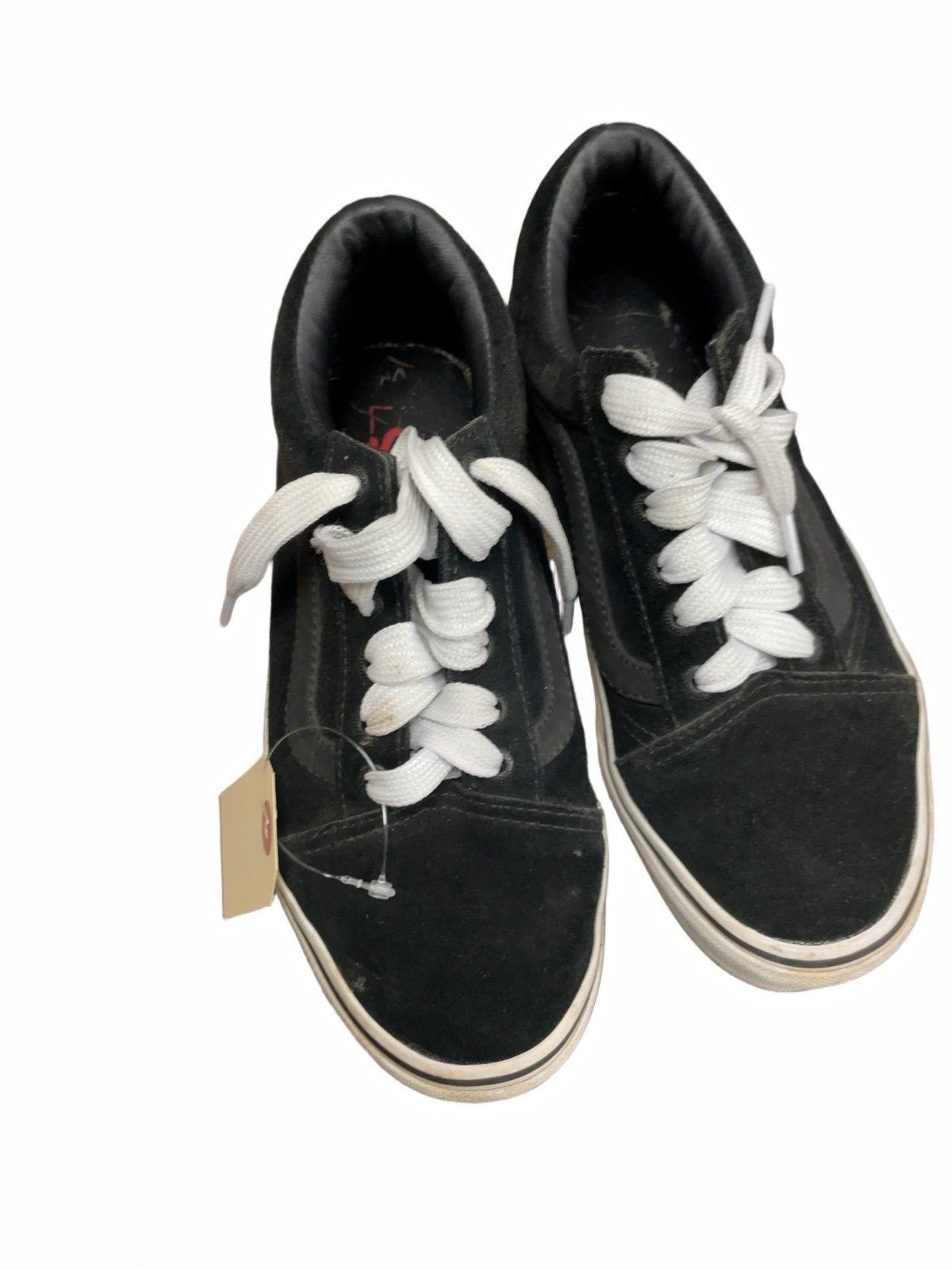 Vans Old Skool Kids 4.0 Black Suede Skate Shoes - image 1
