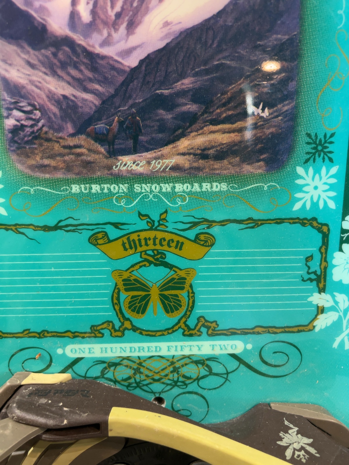 Burton Feelgood Snowboard with Bindings 152cm Good Condition