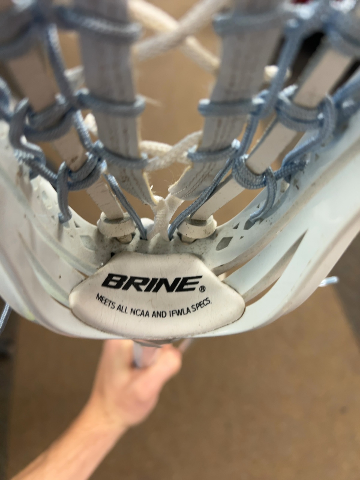 Brine Women's Complete Lacrosse Stick White / Light Blue Good