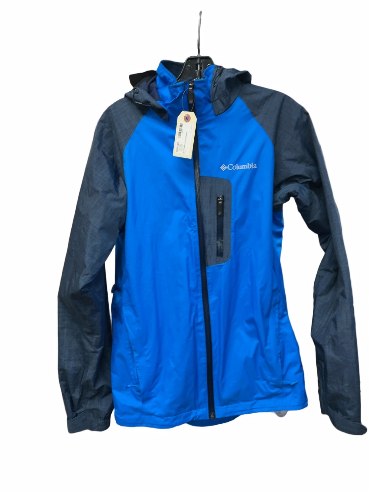 Columbia Rain Jacket Size S Blue