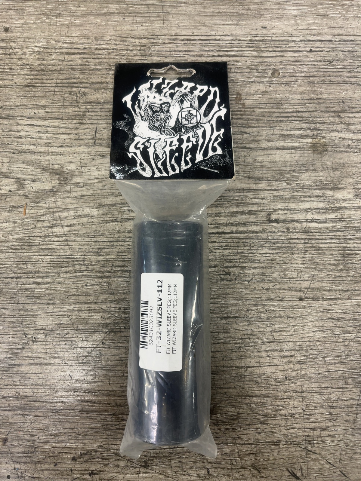Fit Bike Co Wizard Sleeve BMX Peg Sleeve 112mm Black New